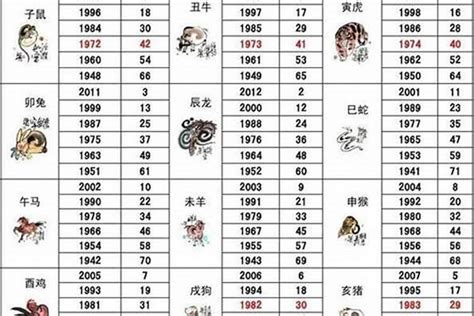 甲子鼠 五行|十二生肖五行对照表 生肖属相年份五行对照表